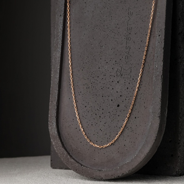 Цепь из красного золота 585, плетение «Якорь»